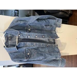 French Cuff Women's Medium Denim Jacket